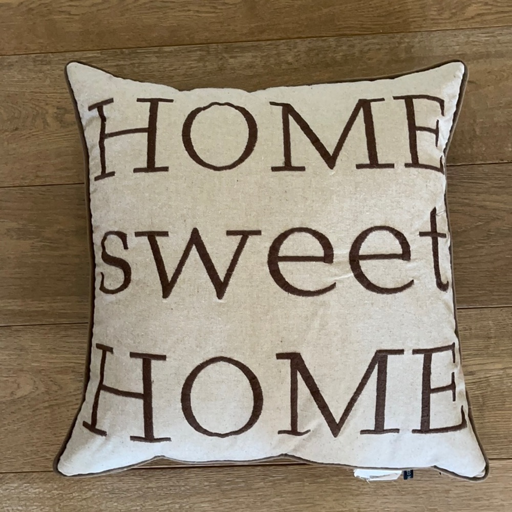 Home Sweet Home throw pillow